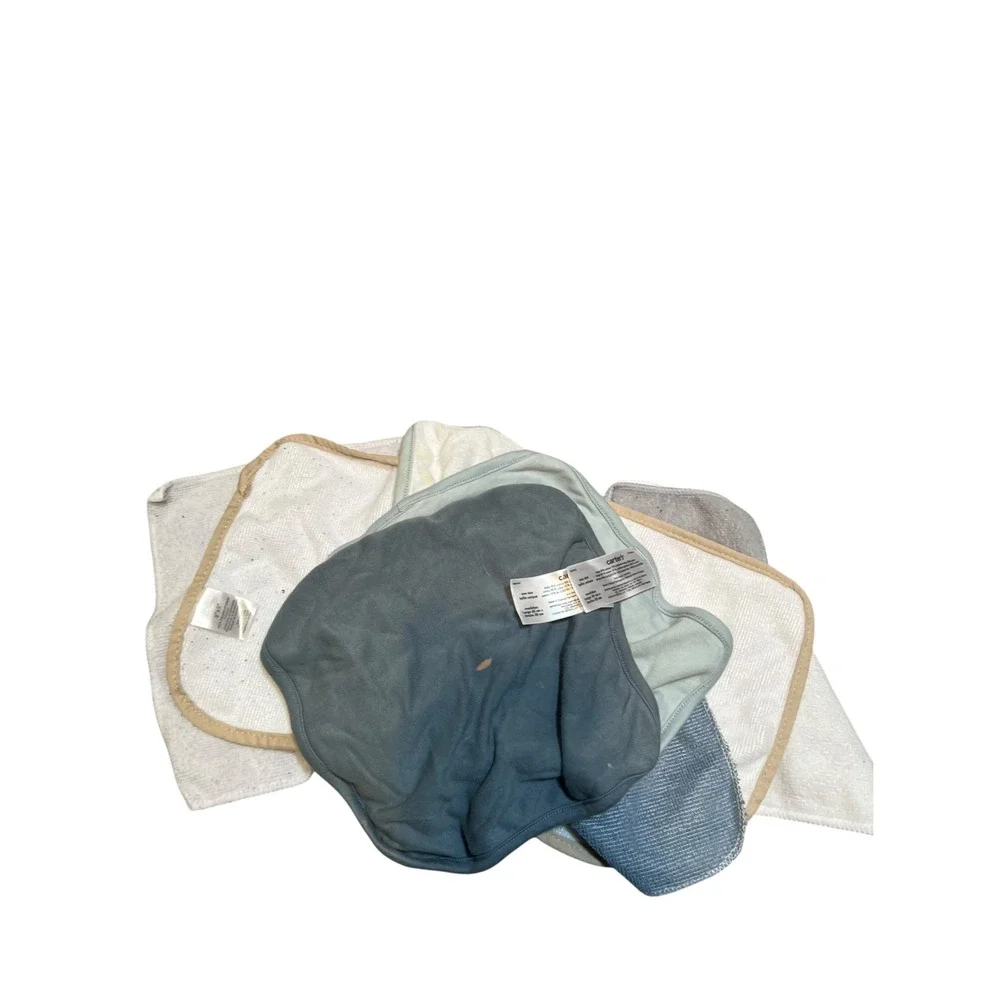 Set of 12 Burp Cloths Rags Carters Sandy & Simon Kyle & Deena 9